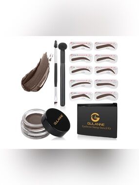 ✨NEW✨Eyebrow Stamp Stencil Kit, Dark Brown